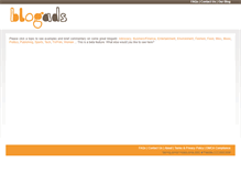 Tablet Screenshot of greatads.blogads.com